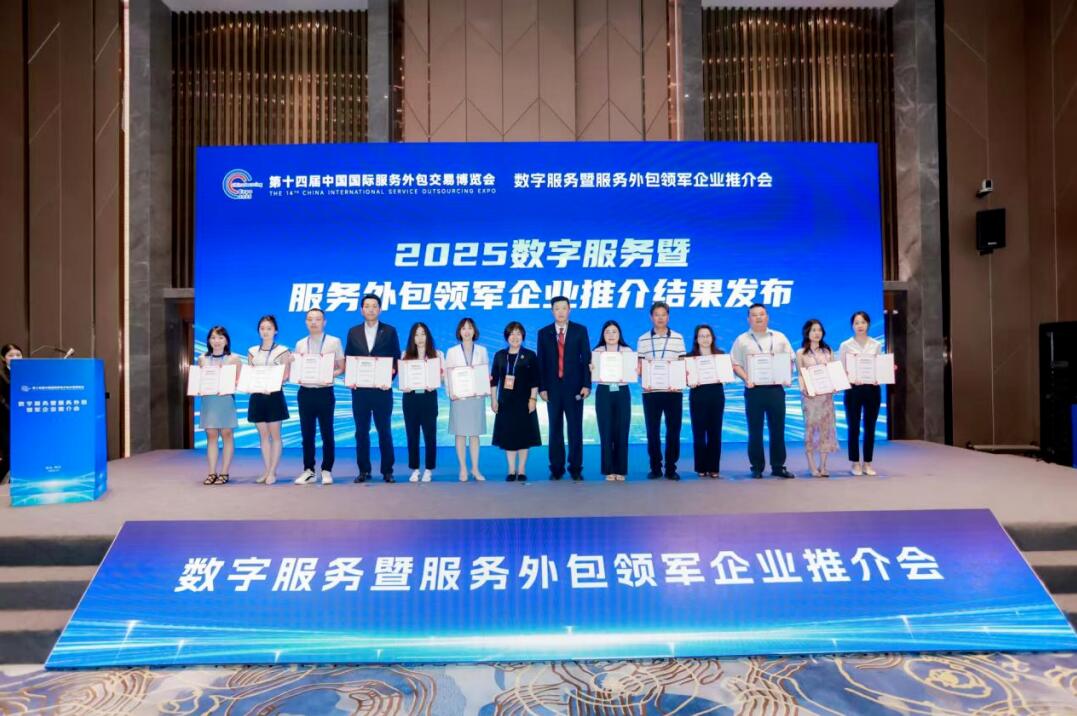 武汉多家单位入选2025数字服务暨服务外包领军企业