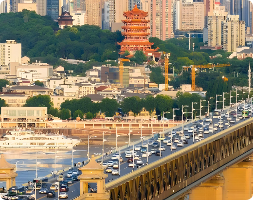 武汉“一桥两山” 贯通山水文脉 激活文旅新篇