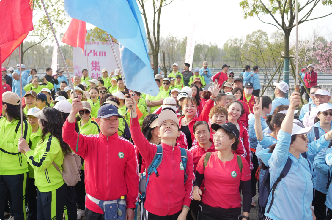 全国徒步大会（龙灵山站），3000余人共赴“春日之约”