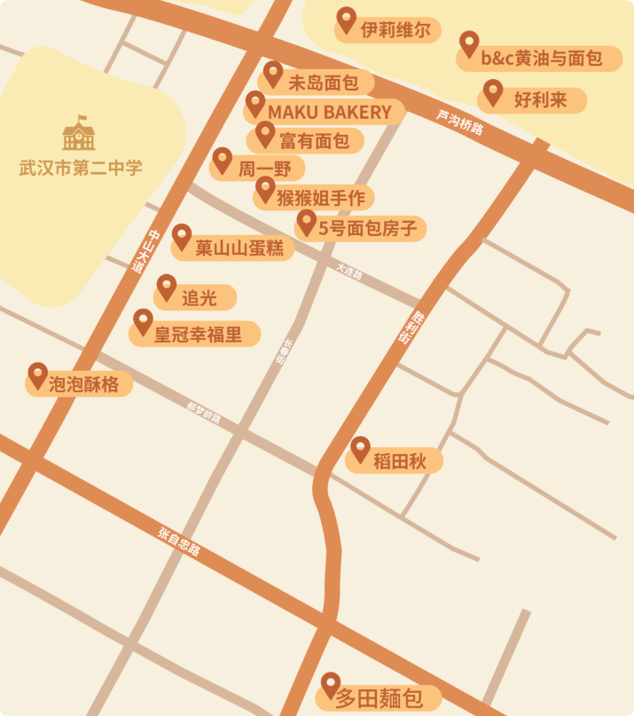 扎堆打卡，江岸面包一条街火出圈